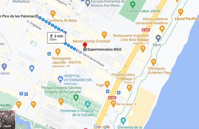 Precioso Apartamento A 5 Minutos Andando De La Playa Малага Екстер'єр фото